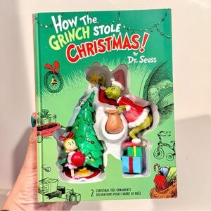 Hallmark Christmas Ornaments Dr. Seuss's How The Grinch Stole Christmas! 2 pack